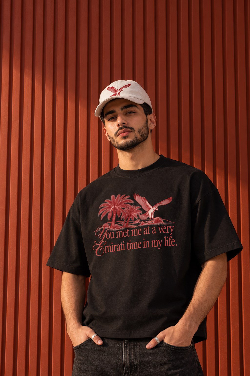 Emirati Time Tee, worn